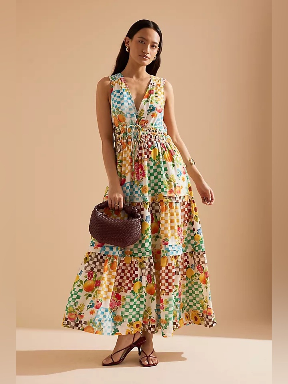 Anthropologie Somerset Linen Blend
Sleeveless Maxi Dress NWT